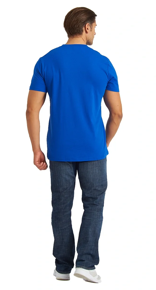 Футболка васильковая (выводим из ассортимента) - фото 6