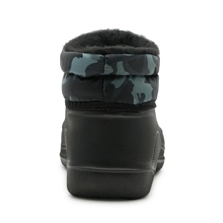 Галоши ЭВА модель 116 (ДЮНА) утепленные, с надставкой, черные - фото 4