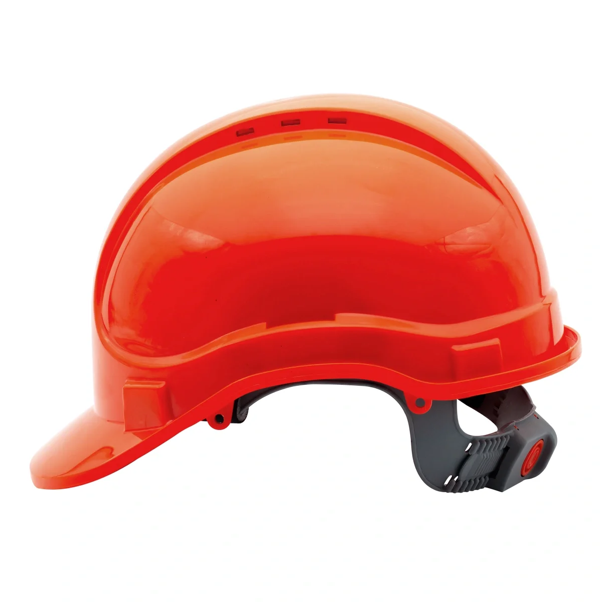 Каска защитная ЕЛАНПЛАСТ АЙ-ПРАЙМ СТАНДАРТ оранжевая (ленточное оголовье) - фото 2