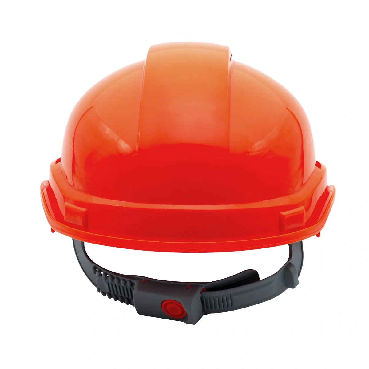 Каска защитная ЕЛАНПЛАСТ АЙ-ПРАЙМ СТАНДАРТ оранжевая (ленточное оголовье) - фото 4