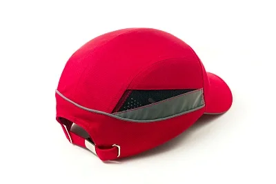 Каскетка защитная РОСОМЗ RZ BioT CAP (92216) красная (козырек 55 мм) - фото 6