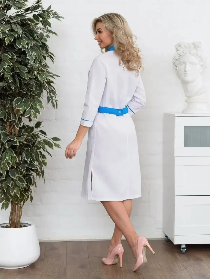 Халат женский "Ника" белый - фото 8