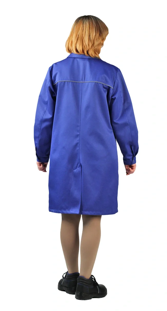 Халат женский "Валент" васильковый - фото 2