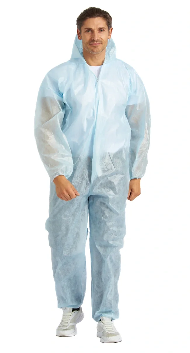 Комбинезон одноразовый ВО ламинированный (инд.уп.) - фото 1