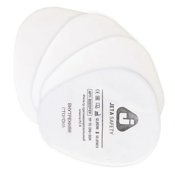 Комплект противопылевой DK-5500 (полумаска с фильтрами, беруши, перчатки), размер M, Jeta Safety - фото 6