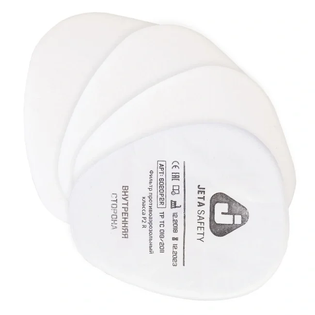 Комплект для защиты дыхания J-SET 6500 полумаска с фильтрами А1, размер M, Jeta Safety - фото 5