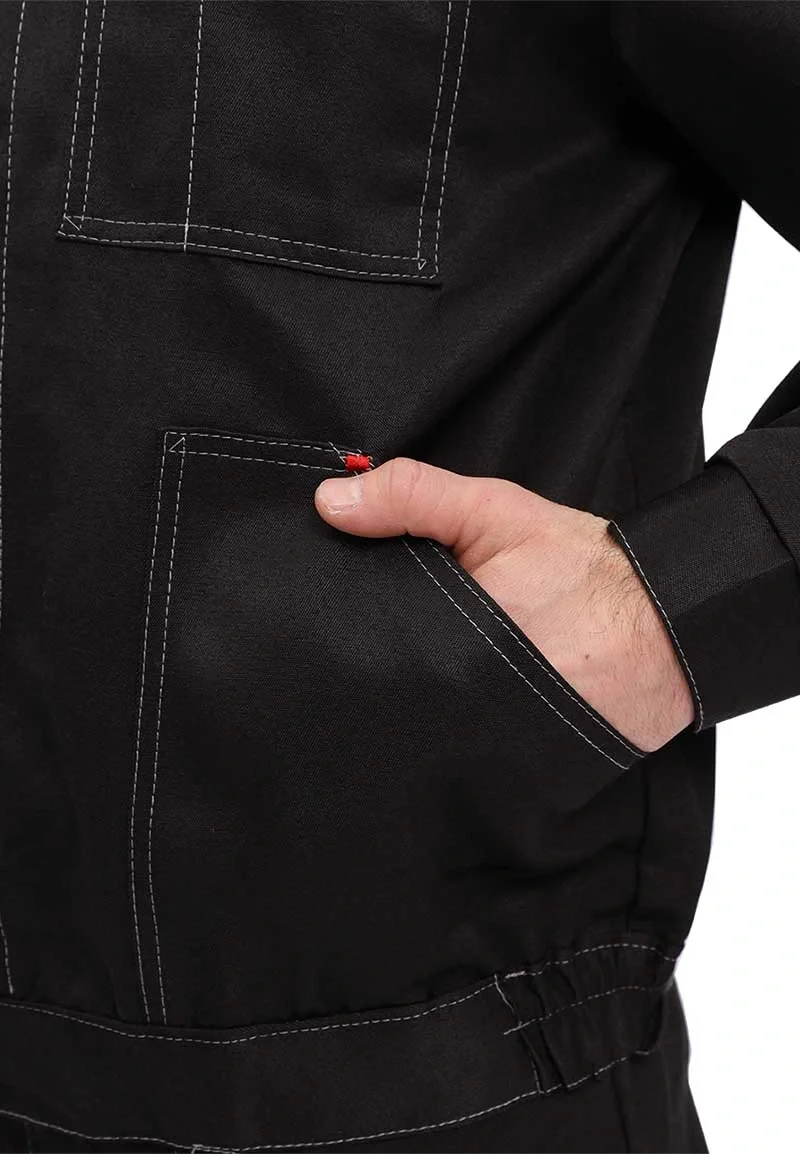 Костюм рабочий "Легион" черный/желтый - фото 7