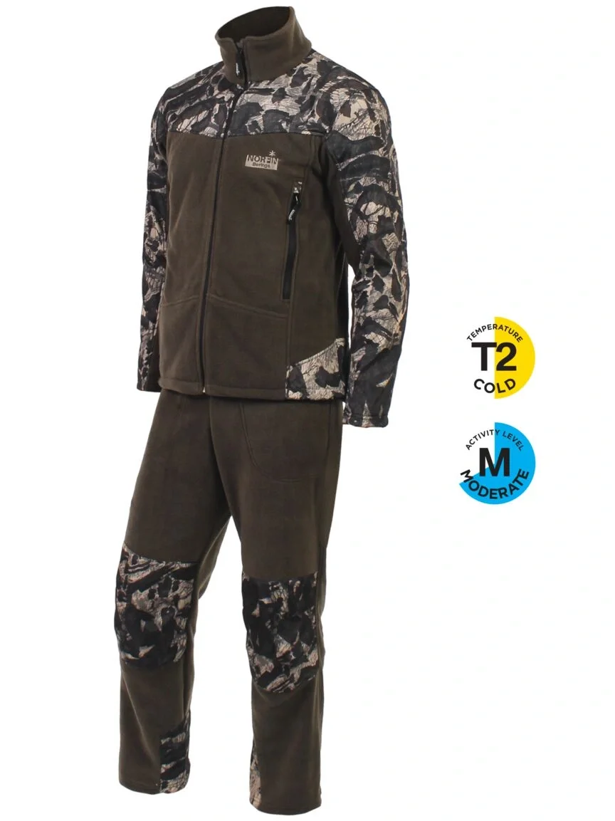 Костюм Флис. Norfin Berings Camo Green - фото 4