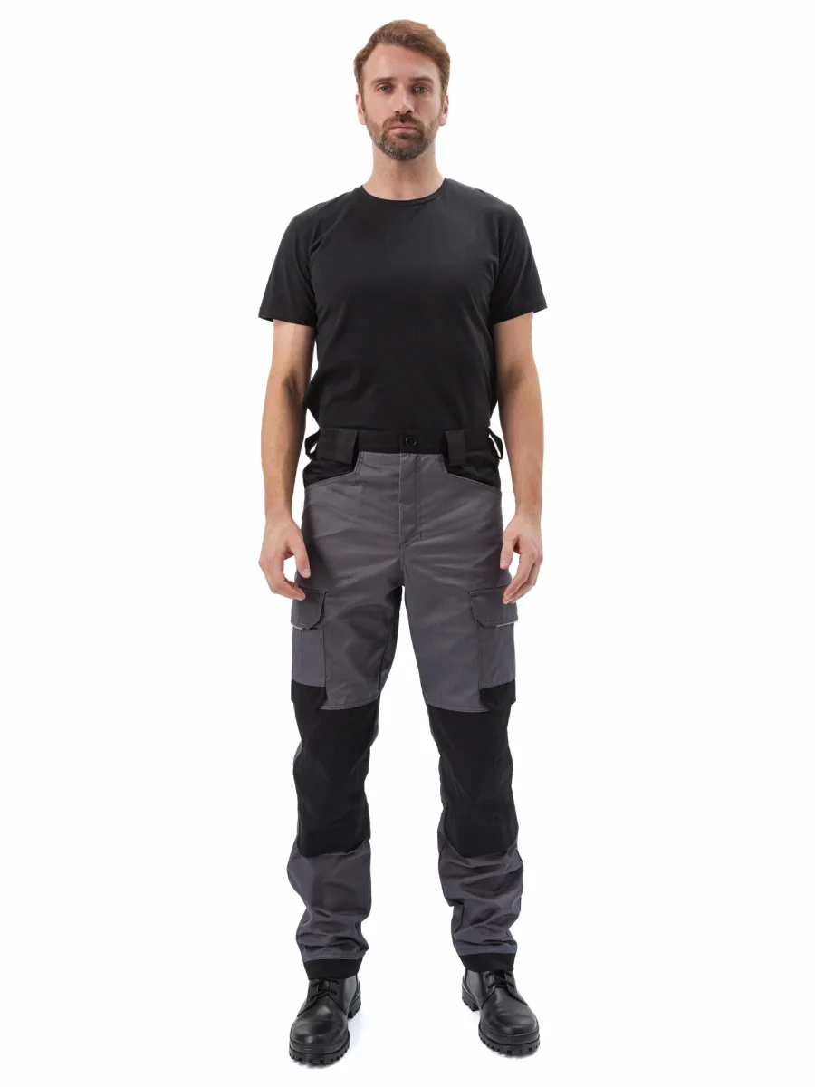 Костюм "ГОРОД" куртка/брюки, цвет: Т.СЕРЫЙ/ЧЕРНЫЙ - фото 5