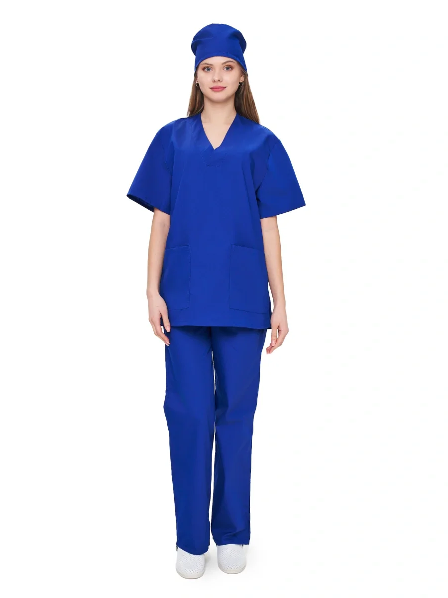 Костюм Хирургический (универсальный) васильковый - фото 9