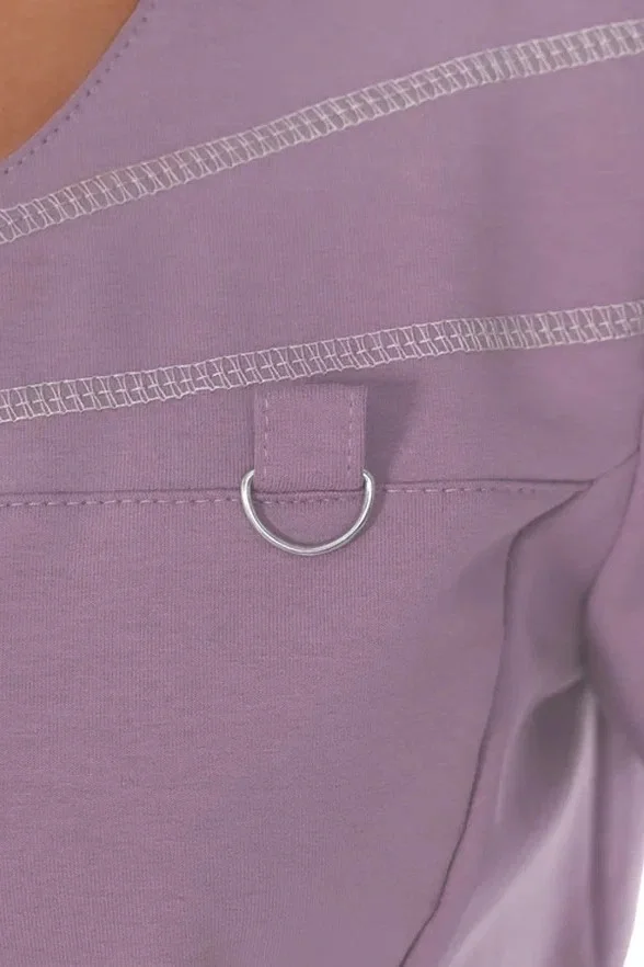 Костюм медицинский женский пыльная роза "Элен", футер РАСПРОДАЖА 20% - фото 7