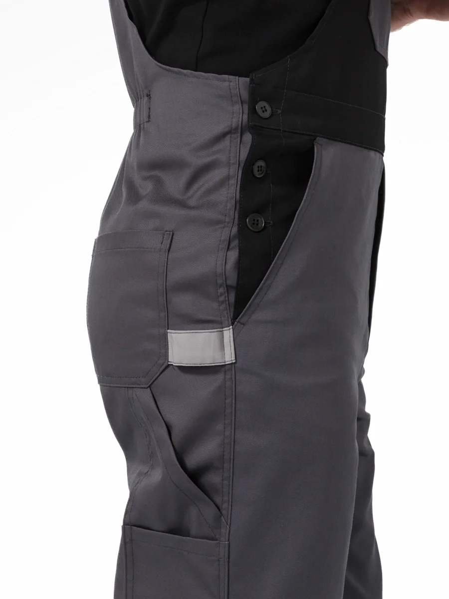 Костюм "МЕГА" куртка/полукомбинезон, цвет: Т.СЕРЫЙ/ЧЕРНЫЙ/СВ.СЕРЫЙ - фото 18