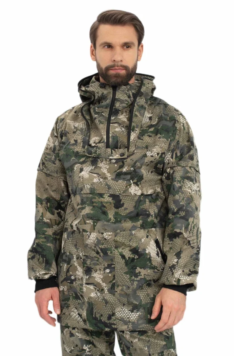 Костюм мужской противоэнцефалитный АНТИКЛЕЩ КЛ-02 (SPECI.ALL) зеленый питон - фото 1