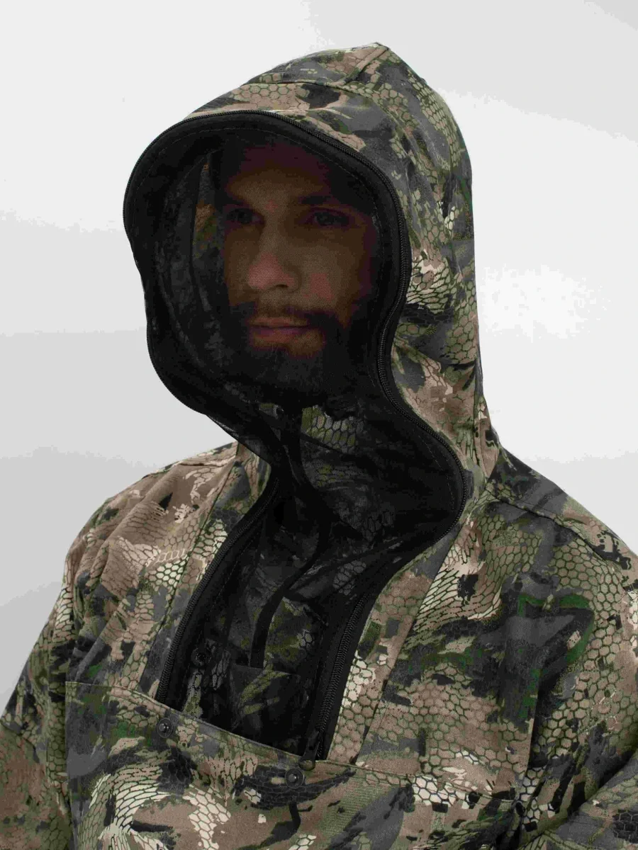 Костюм мужской противоэнцефалитный АНТИКЛЕЩ КЛ-02 (SPECI.ALL) зеленый питон - фото 4