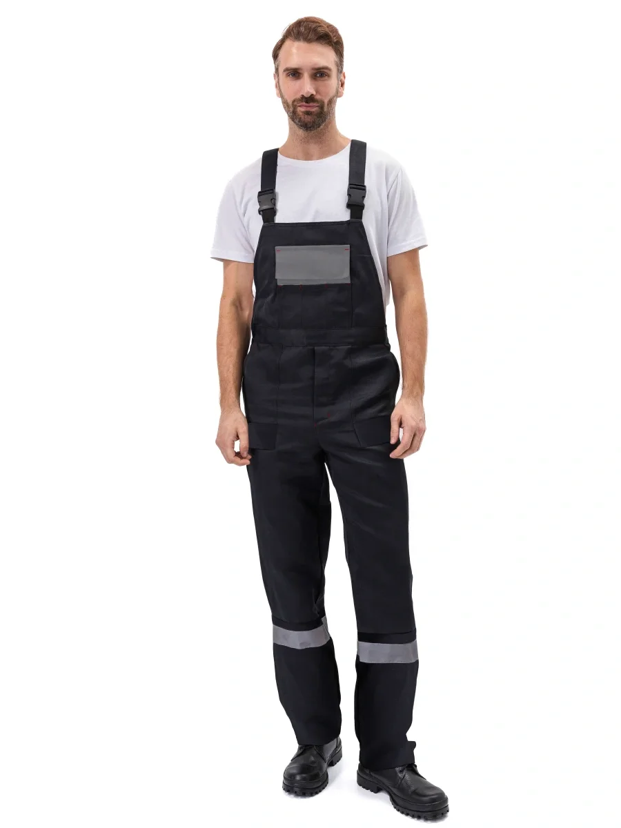 Костюм "РЕСПЕКТ" куртка/полукомб. цвет: ЧЕРНЫЙ/СЕРЫЙ - фото 6