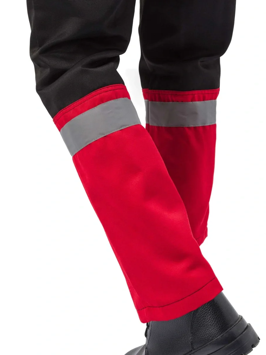 Костюм "РЕСПЕКТ" куртка/полукомб. цвет: КРАСНЫЙ/ЧЕРНЫЙ - фото 14