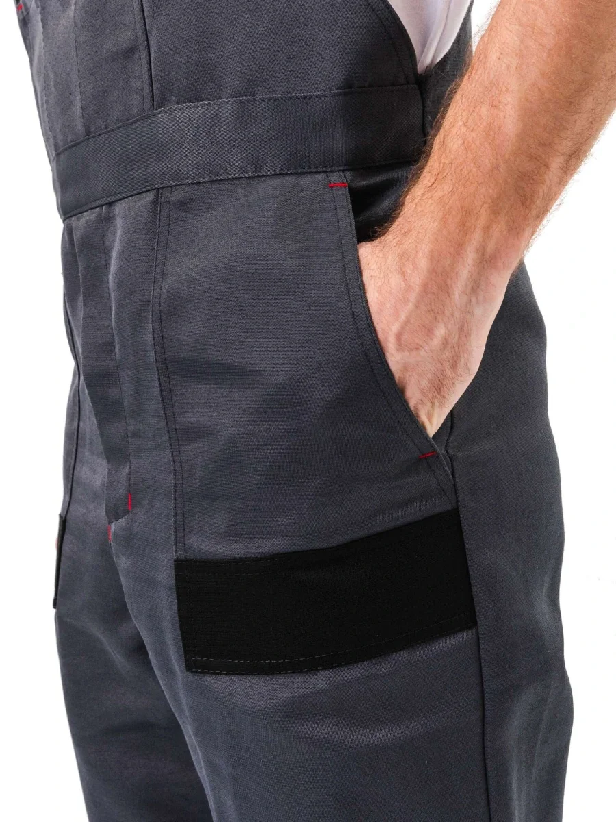 Костюм "РЕСПЕКТ" куртка/полукомб. цвет: СЕРЫЙ/ЧЕРНЫЙ - фото 15