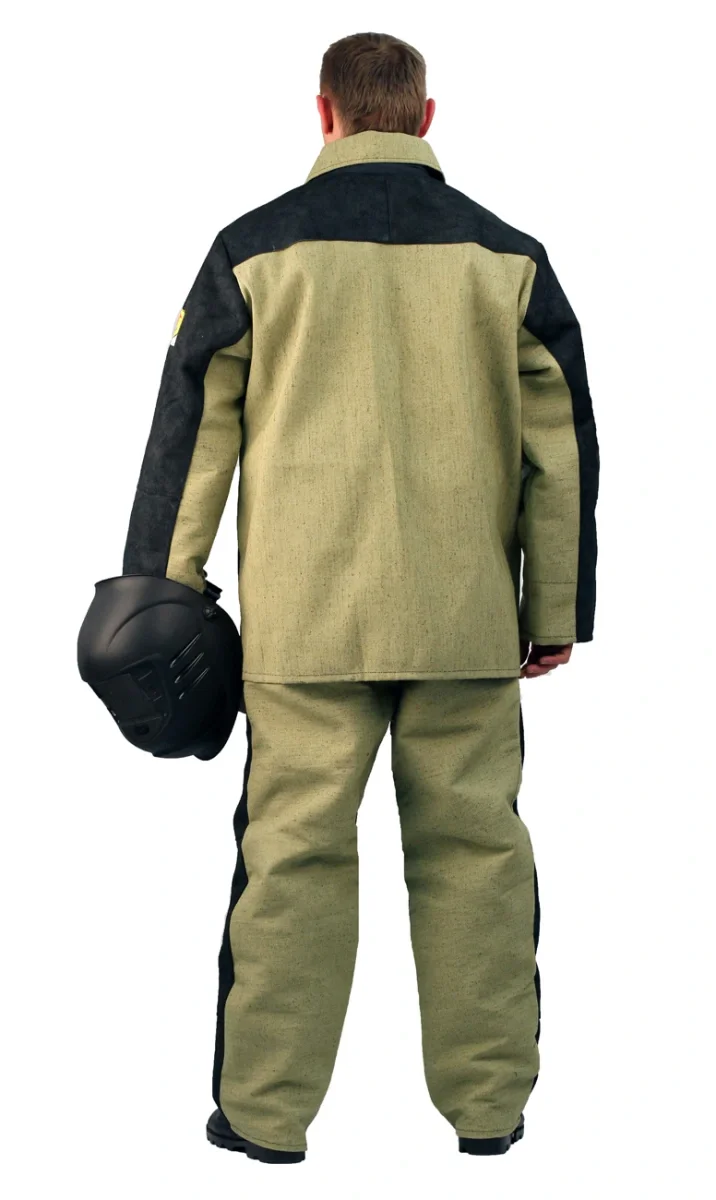 Костюм "Сварщик" летний брезентовый со спилком 2,6 - фото 2