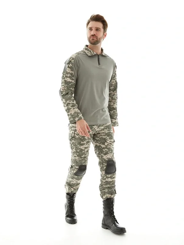 Костюм ТАКТИК C3MS0201, лето, цвет Серый Пиксель - фото 1