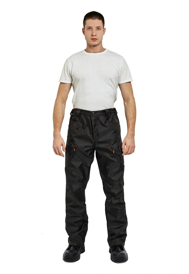 Костюм "ВЕПРЬ" куртка/брюки, цвет: черный, ткань: Полофлис - фото 4