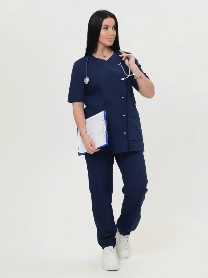 Костюм женский "Адель" т.-синий - фото 9