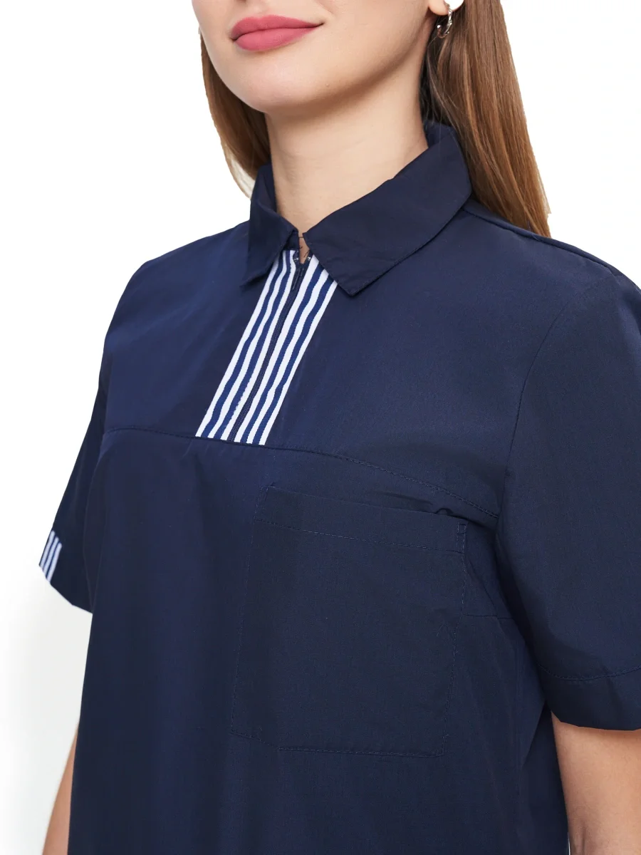 Костюм женский "Эра" т-синий - фото 4