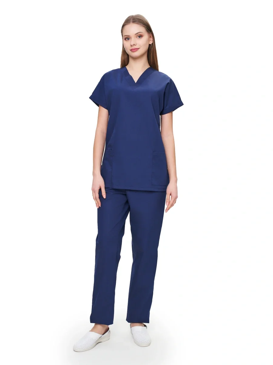 Костюм женский "Эрла" т-синий - фото 2