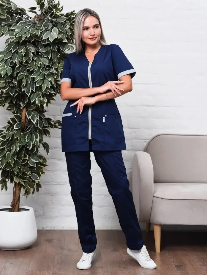 Костюм женский "Есения" т.-синий - фото 5