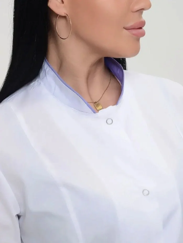 Костюм женский "Лея" белый с сиреневым - фото 12