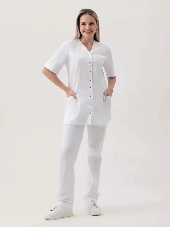 Костюм женский "Магнолия" белый - фото 1