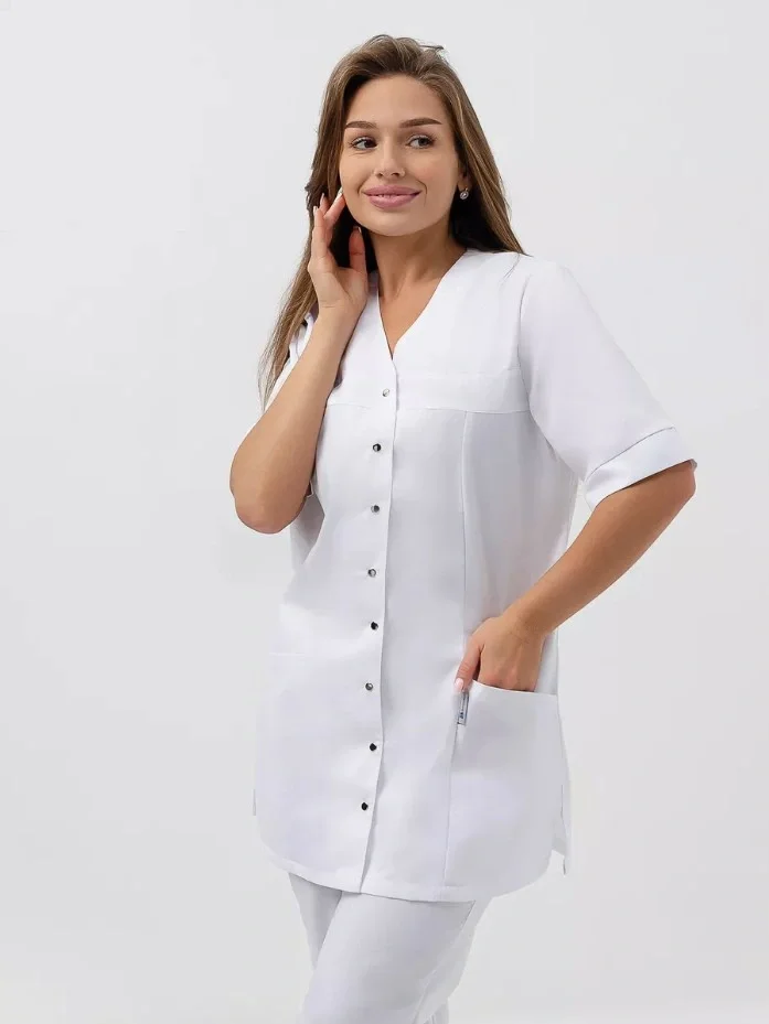 Костюм женский "Магнолия" белый - фото 20