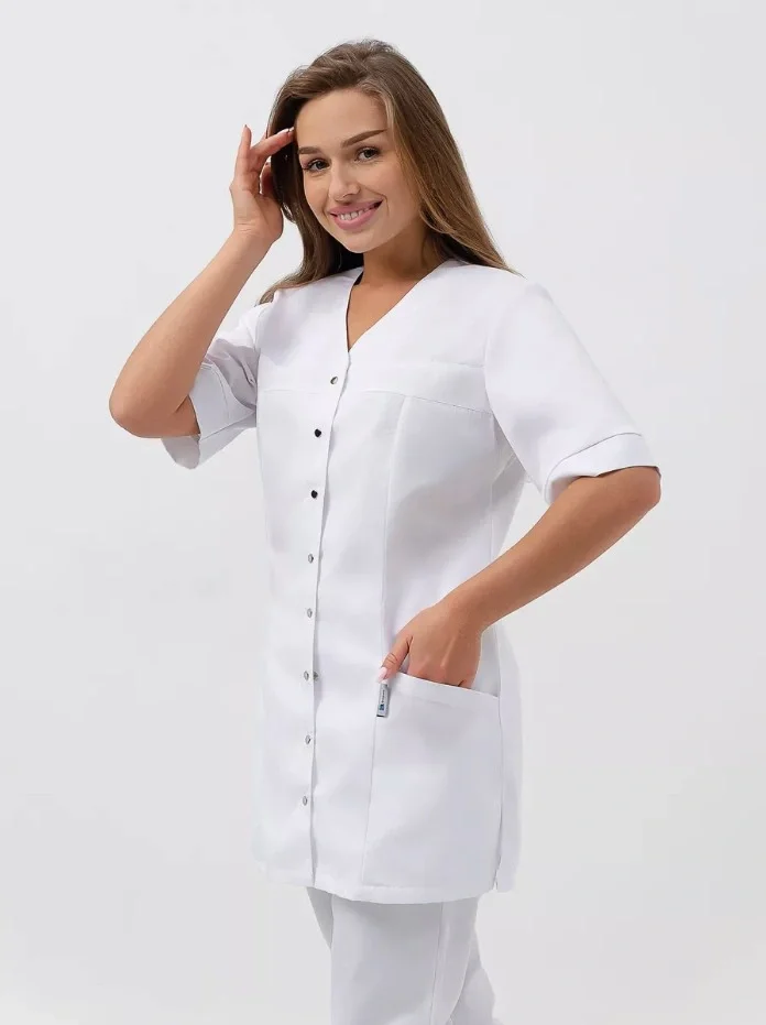 Костюм женский "Магнолия" белый - фото 5