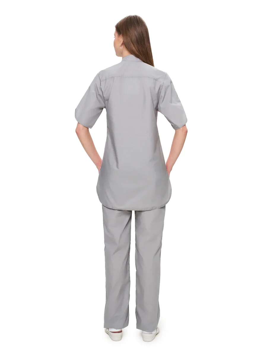 Костюм женский "Октава" серый с розовым (АКЦИОННАЯ ЦЕНА 20% с 01.02 по 15.02.26) - фото 3