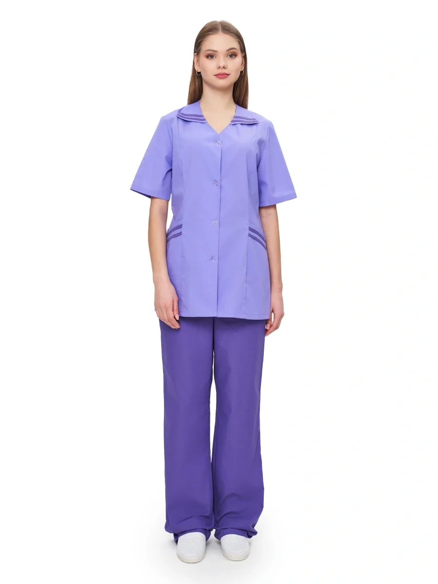 Костюм женский "Сфера" сиреневый с лиловым - фото 2