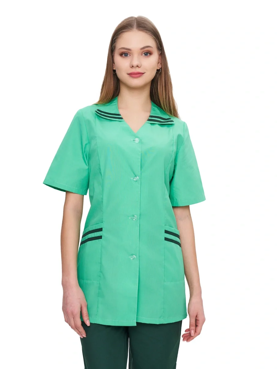 Костюм женский "Сфера" мятный с т-зеленым - фото 1