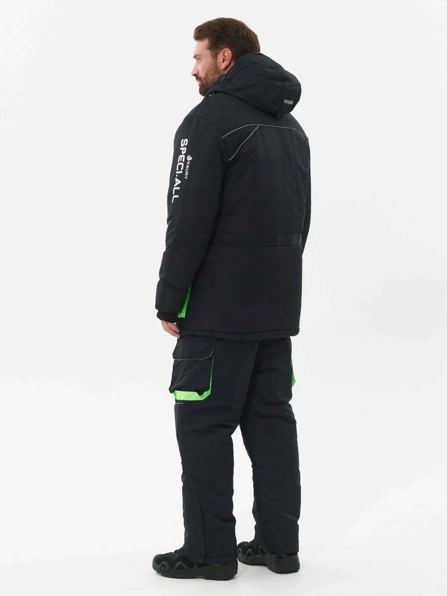 Костюм мужской зимний PRIME КЗ-06 (SPECI.ALL) чёрный - фото 2