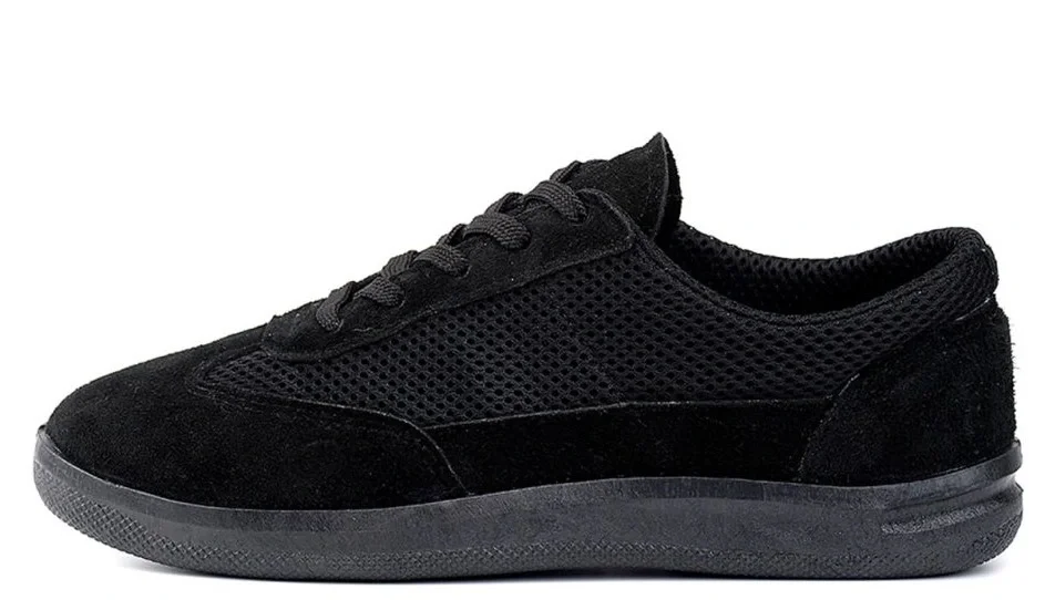 Кроссовки кожаные лайт (спилок/сетка) - фото 1