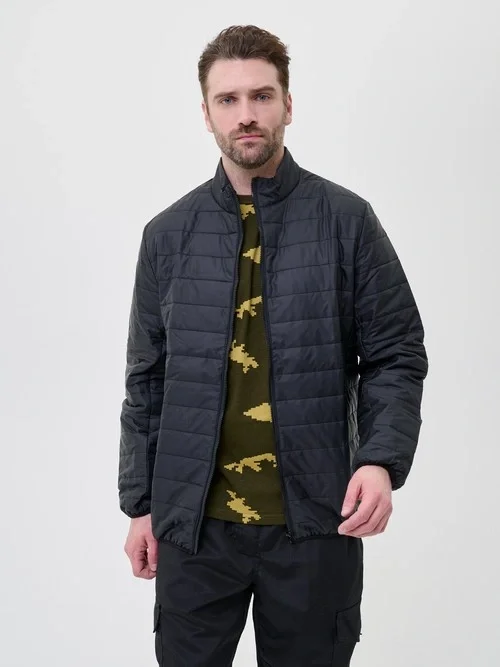 Куртка БОМБЕР C2MО0101, демисезон, цвет черный - фото 1