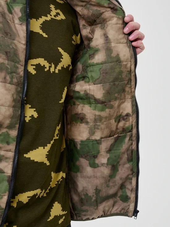 Куртка БОМБЕР C2MО0101, демисезон, цвет Грязь-2 - фото 2