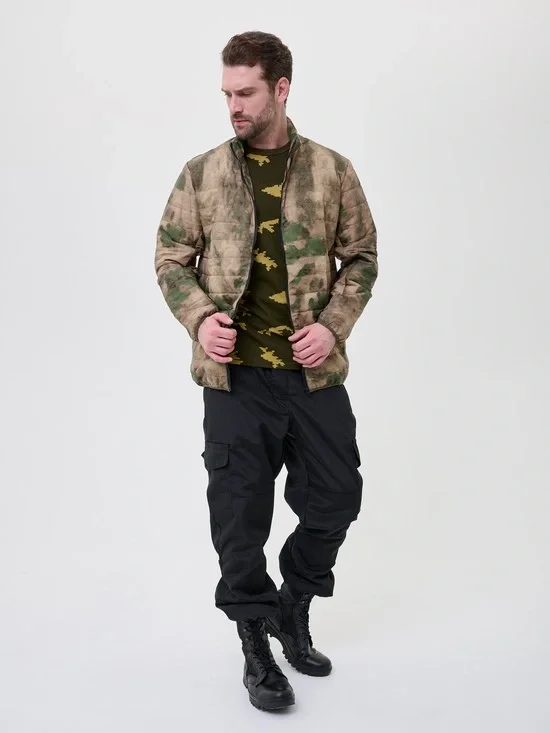 Куртка БОМБЕР C2MО0101, демисезон, цвет Грязь-2 - фото 7