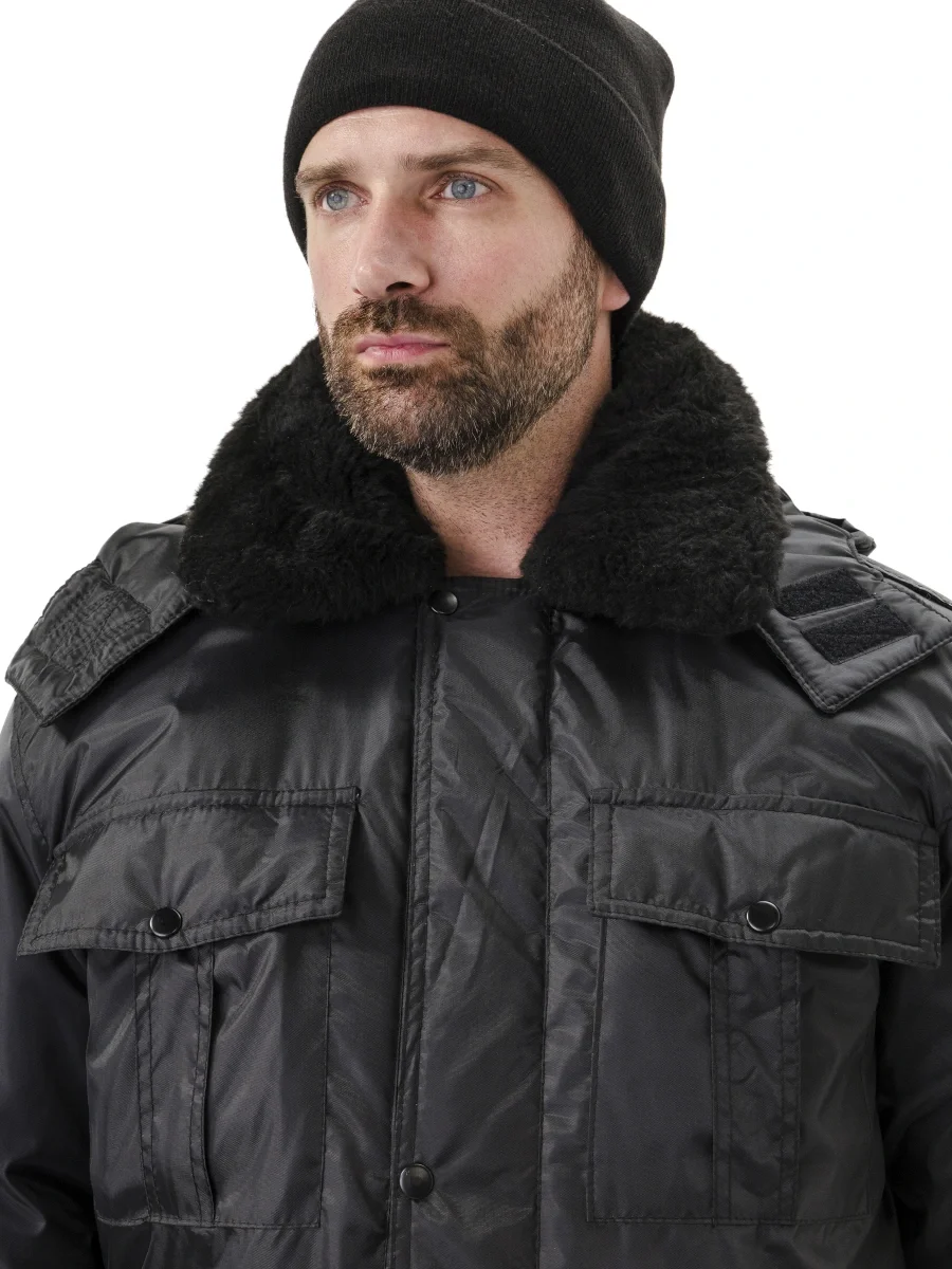 Мужская черная куртка охранника - фото 7