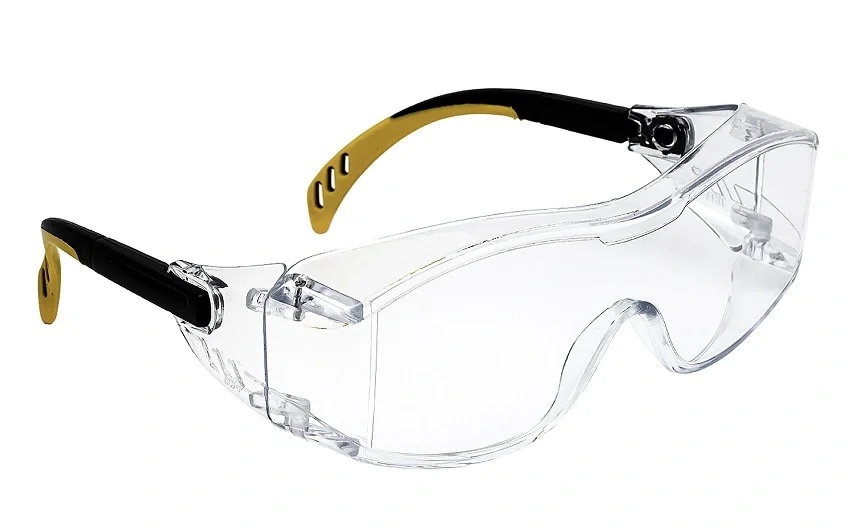Очки защитные открытые поликарбонатные ЕЛАНПЛАСТ ПРАКТИК прозрачные (ОЧК301) - фото 3