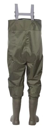Полукомбинезон рыбацкий ЭВА/ТЭП + Нейлон ПЕРЕКАТ (TORVI) мужской, оливковый - фото 2