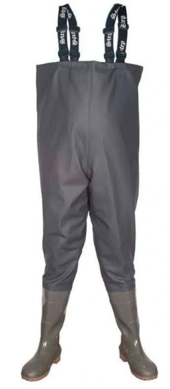 Полукомбинезон рыбацкий ПВХ/ВИНИТОЛ В-40 МБС (STEP) мужской, оливковый - фото 1