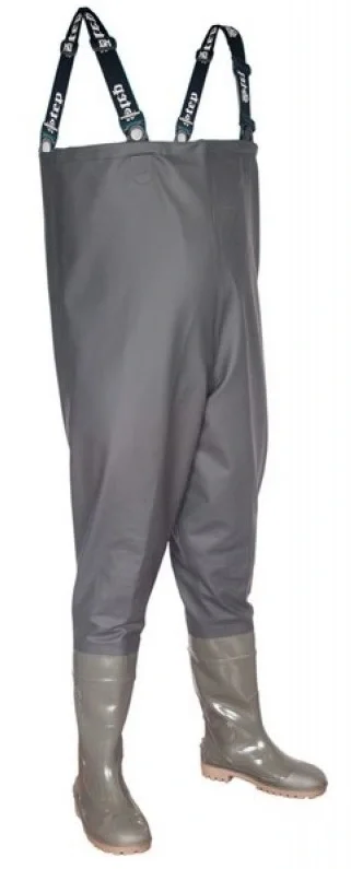 Полукомбинезон рыбацкий ПВХ/ВИНИТОЛ В-40 МБС (STEP) мужской, оливковый - фото 2