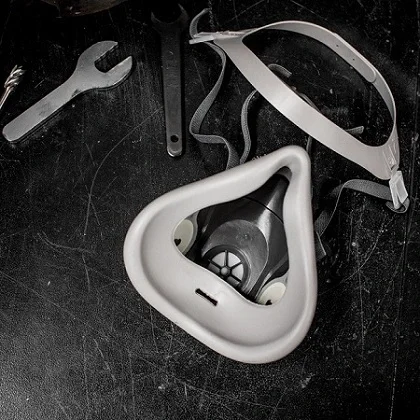 Полумаска защитная из термопласта, размер M, 5500 Jeta Safety (аналог 3M-6200) - фото 4