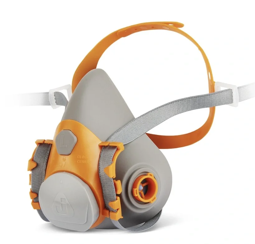 Полумаска защитная силиконовая, размер M, 6500 Jeta Safety (аналог 3M-7502) - фото 1