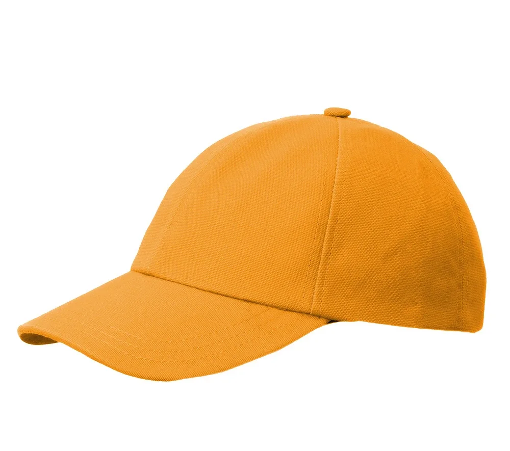 Бейсболка оранжевая с жёстким козырьком универсальная - фото 1