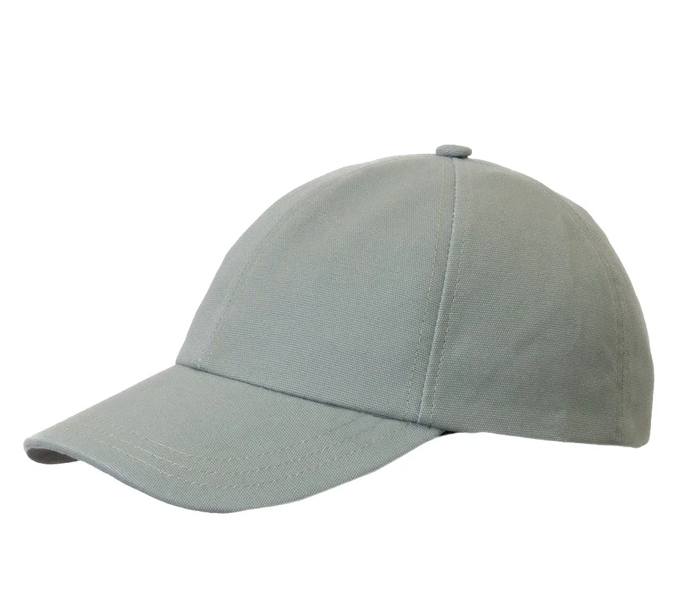 Бейсболка серая с жёстким козырьком - фото 1