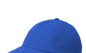Бейсболка васильковая с жёстким козырьком - фото 2